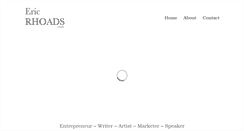 Desktop Screenshot of ericrhoads.com